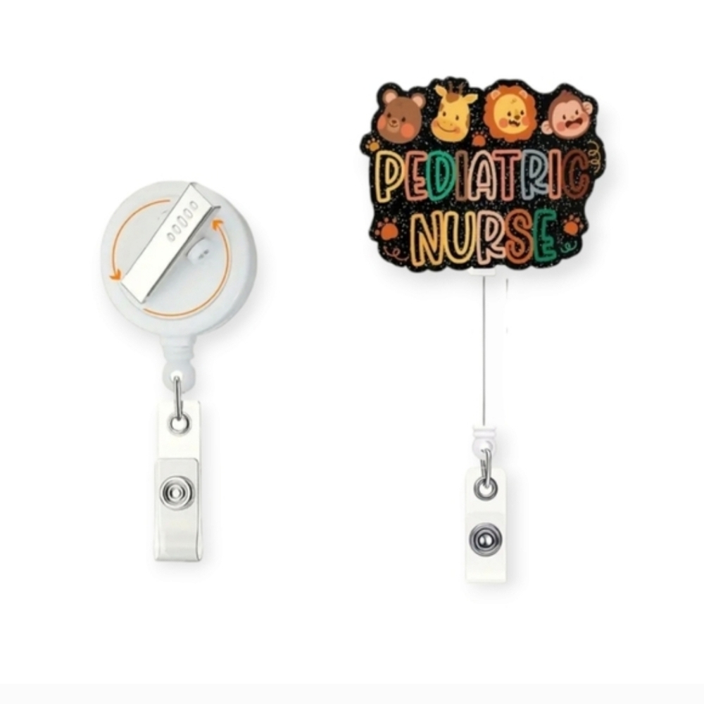 Pediatric Nurse Badge Reel - Multicolor